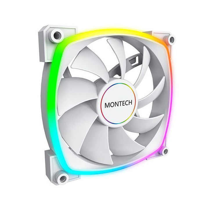 Ventoinha Montech AX140 PWM ARGB PWM 140mm Branco