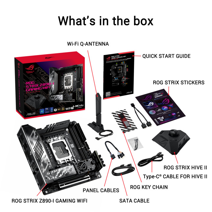 Motherboard ASUS ROG STRIX Z890-I GAMING WIFI