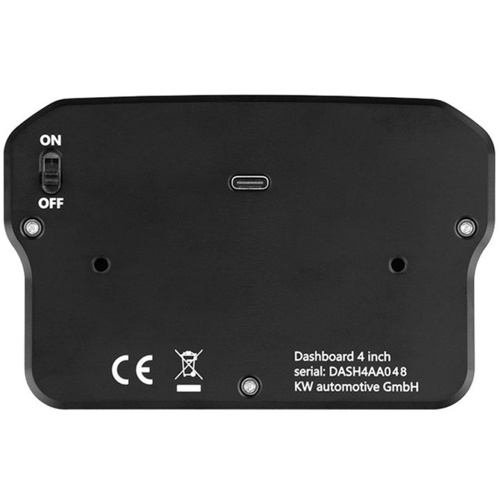 Dashboard 4" Ascher Racing