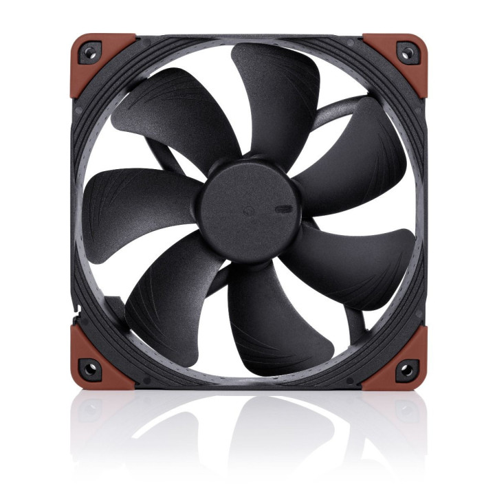 Noctua NF-A14 Caixa de computador Ventoinha 14 cm Preto, Castanho 1 unidade(s)
