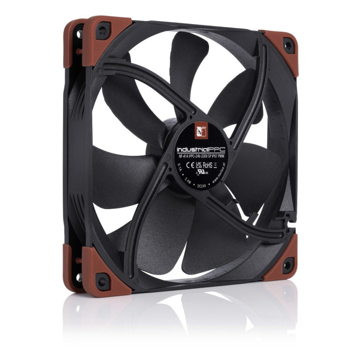 Noctua NF-A14 Caixa de computador Ventoinha 14 cm Preto, Castanho 1 unidade(s)