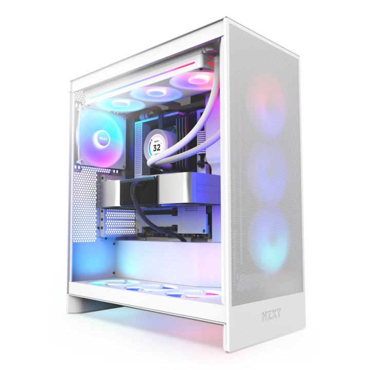 NZXT H7 Flow RGB Midi Tower Branco