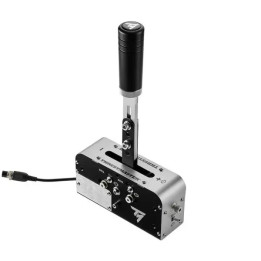 Thrustmaster 4060306 controlador de jogo Preto, Prateado USB Travão de mão PC, PlayStation 4, PlayStation 5, Xbox One, Xbox One