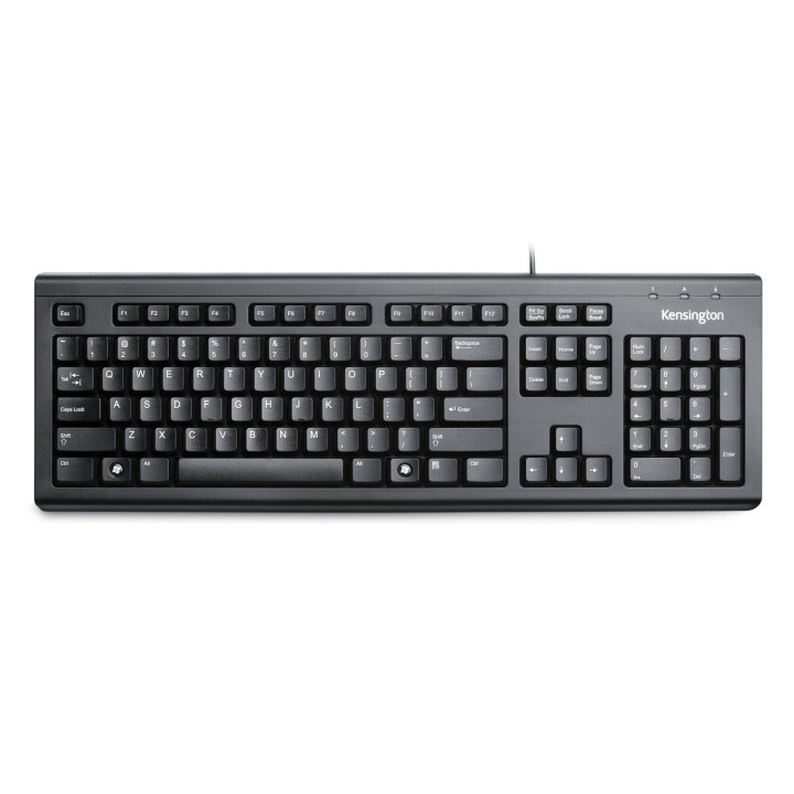 Kensington ValuKeyboard teclado Escritório USB QWERTY Português Preto