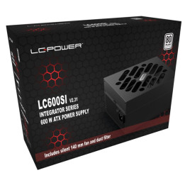 Fonte LC-Power LC600SI V2.31 Integrator 600W 80 PLUS® 140mm ATX Preta