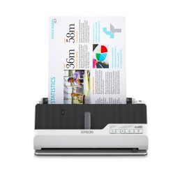 Epson DS-C490 Scanner ADF + alimentado por folhas 600 x 600 DPI A4 Preto, Branco
