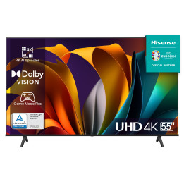 Hisense 55A6N TV 139,7 cm (55") 4K Ultra HD Smart TV Wi-Fi Preto 300 cd m²