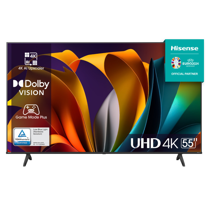 Hisense 55A6N TV 139,7 cm (55") 4K Ultra HD Smart TV Wi-Fi Preto 300 cd m²