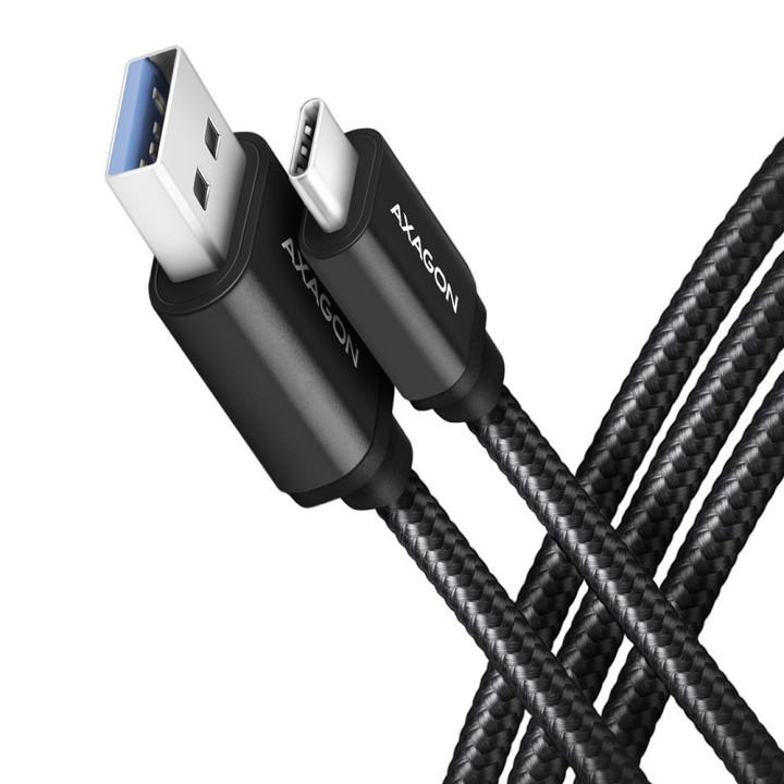 Axagon BUCM3-AM15AB cabo USB USB 3.2 Gen 1 (3.1 Gen 1) 1,5 m USB C USB A Preto