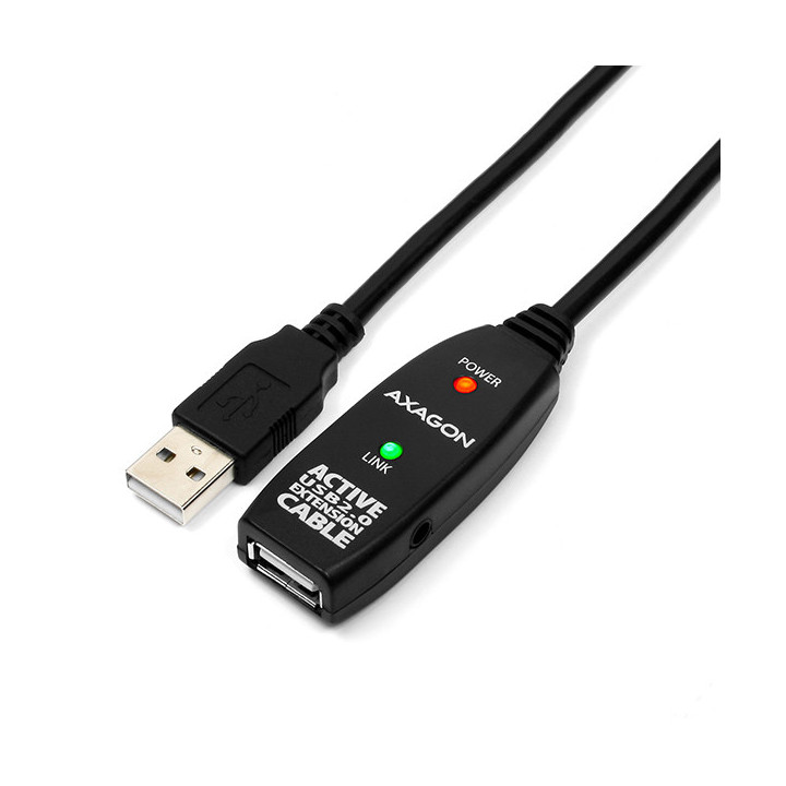 Axagon ADR-205 cabo USB USB 2.0 5 m USB A Preto