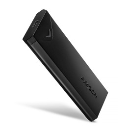 Axagon EEM2-UB2 Caixa para Discos Rígidos Compartimento SSD Preto M.2