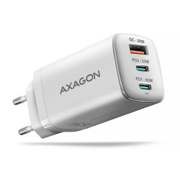 Axagon ACU-DPQ65W carregador de dispositivos móveis Universal Branco AC Carregamento rápido Interior
