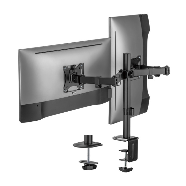 AISENS DT32TSR-149 montagem e suporte para monitores 81,3 cm (32") Secretária Preto
