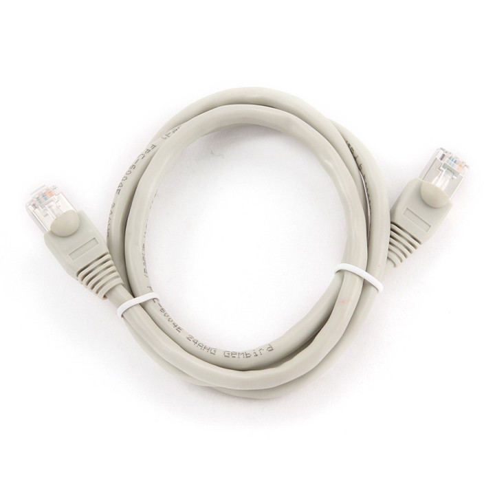 Gembird PP6-1M cabo de rede Cinzento Cat6