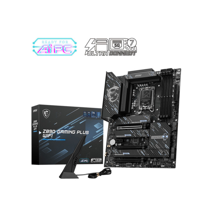 Motherboard MSI Z890 GAMING PLUS WIFI Intel Z890 LGA 1851 (Socket V1)