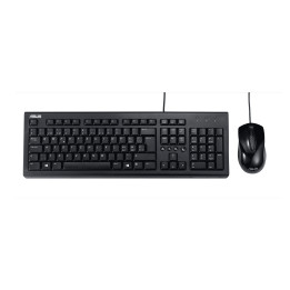 ASUS U2000 Keyboard + Mouse Set teclado Rato incluído Universal USB Preto