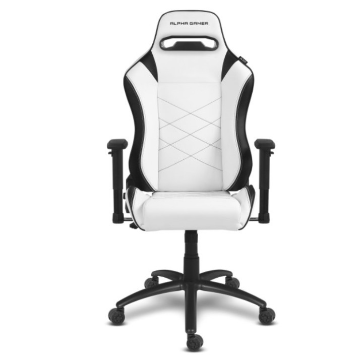 Cadeira Alpha Gamer Atena - White / Black