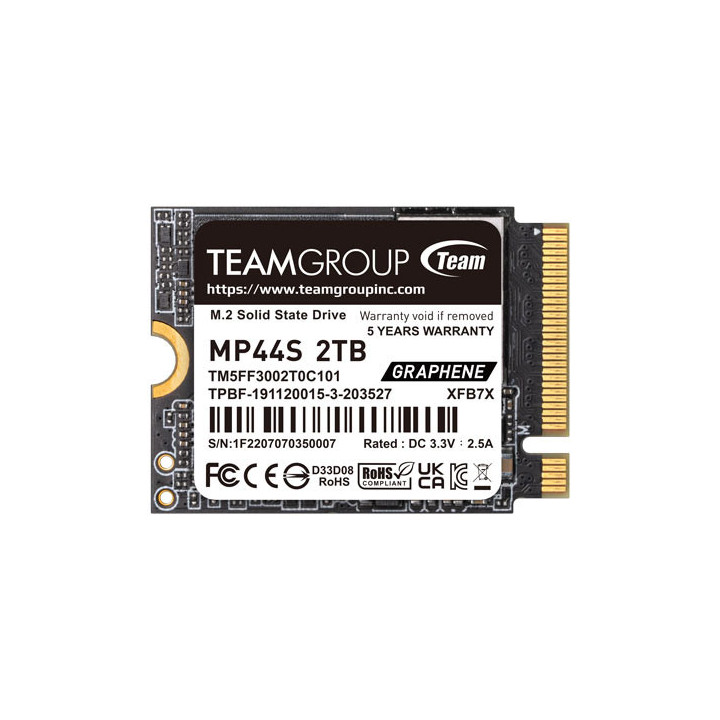 Team Group MP44S 2 TB M.2 PCI Express 4.0 NVMe