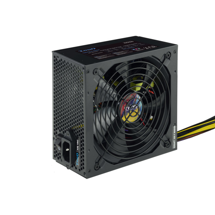 TooQ TQAPOLO-650SP fonte de alimentação 650 W 20+4 pin ATX ATX Preto