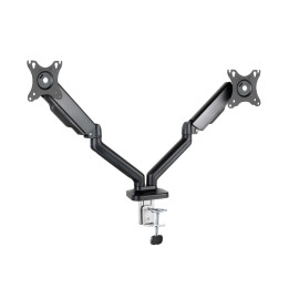 TooQ DB5132TNR-B montagem e suporte para monitores 81,3 cm (32") Secretária Preto