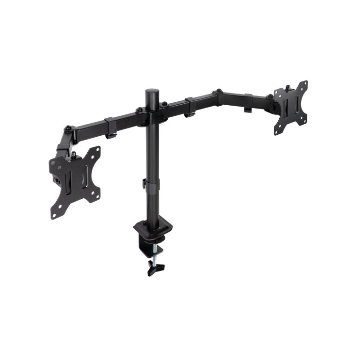 TooQ DB1802TN-B montagem e suporte para monitores 68,6 cm (27") Secretária Preto