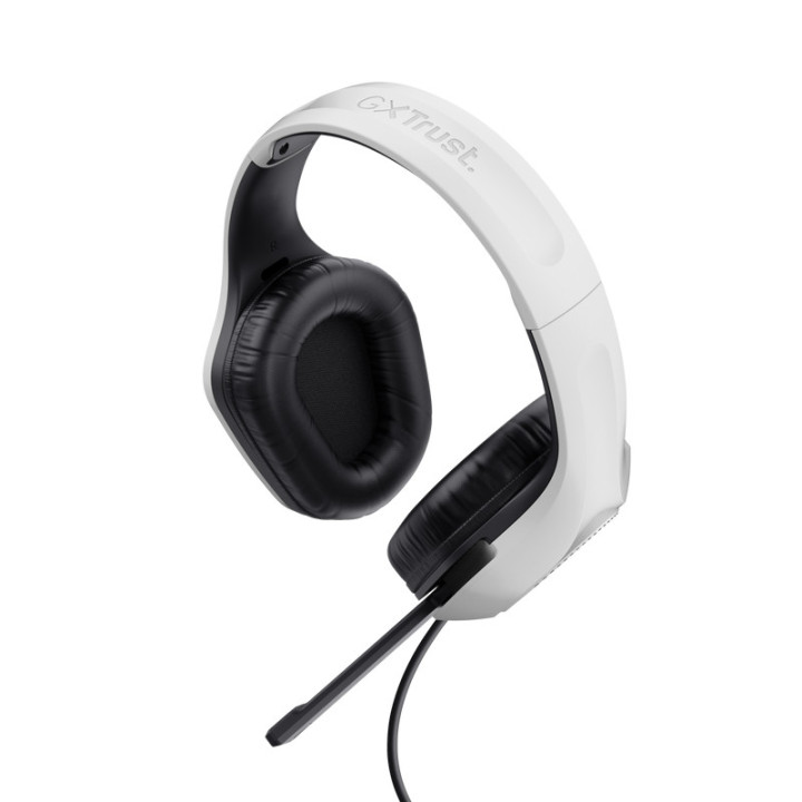 Trust GXT 415PS ZIROX Auscultadores Com fios Fita de cabeça Jogos Preto, Branco