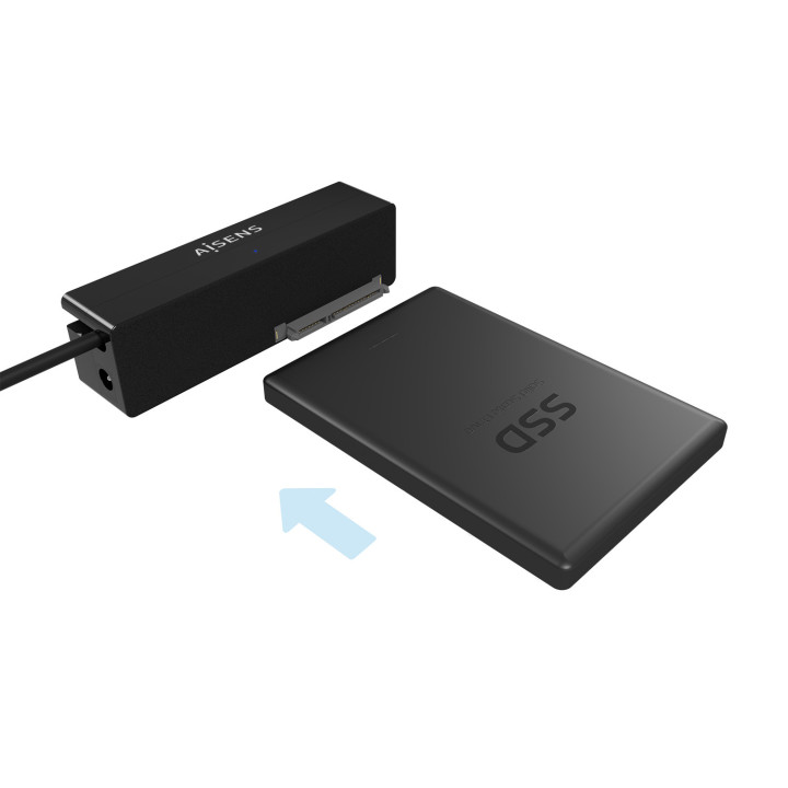 AISENS ASE-35C02B Caixa para Discos Rígidos Compartimento HDD SSD Preto 2.5 3.5"