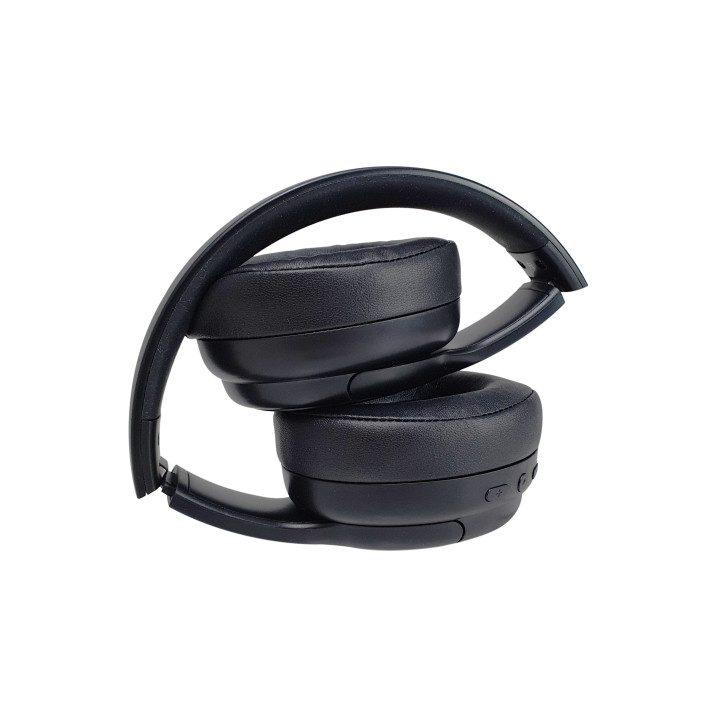 Conceptronic PARRIS03B auscultador Auscultadores Com fios e sem fios Fita de cabeça Chamadas Música Bluetooth Preto
