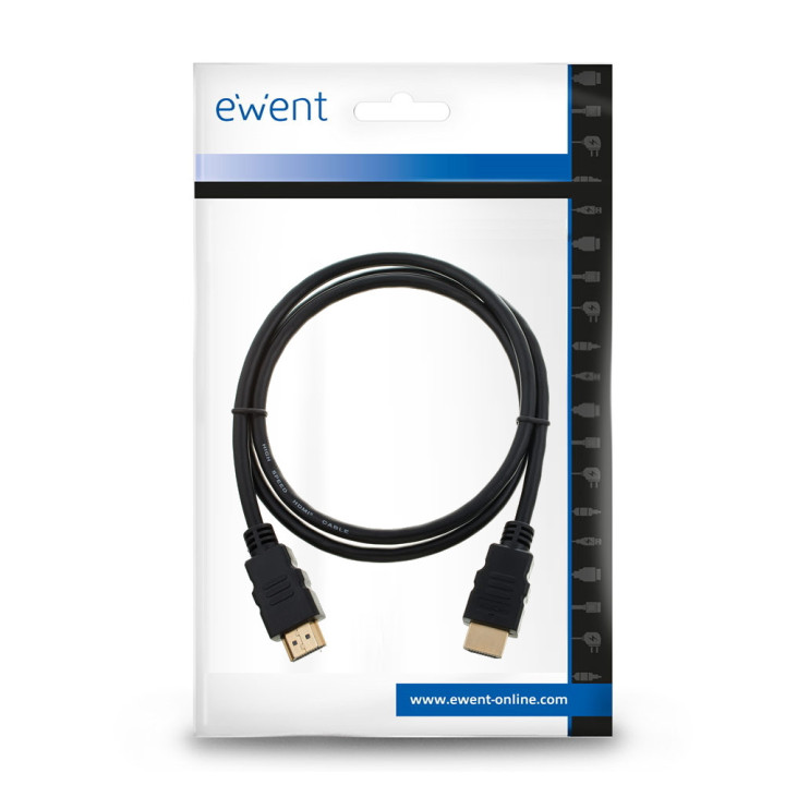 Ewent EC1319 cabo HDMI 1,5 m HDMI Type A (Standard) Preto