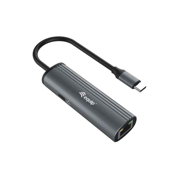 Equip 133486 base & duplicador de portas USB Type-C Preto, Cinzento