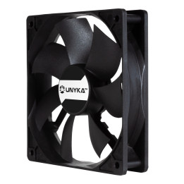 UNYKAch 80.120.25 Sistema de Arrefecimento de Computador Caixa de computador Ventoinha 12 cm Preto