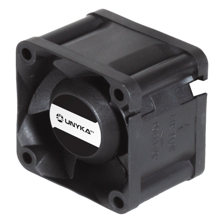 UNYKAch 6940533543480 Caixa de computador Ventoinha 4 cm Preto