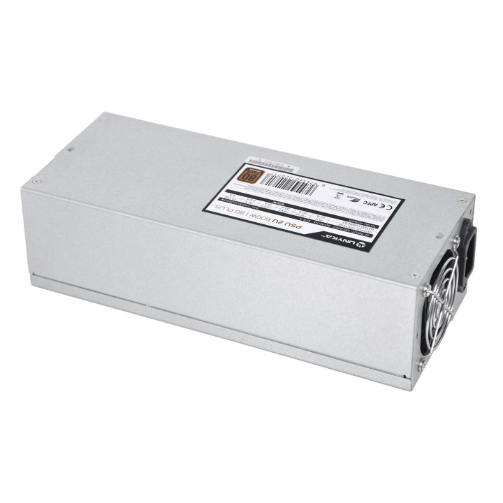 UNYKAch UKPSU2U600W fonte de alimentação 600 W 24-pin ATX 2U Prateado
