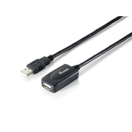 Equip 133336 cabo USB USB 2.0 5 m USB A Preto