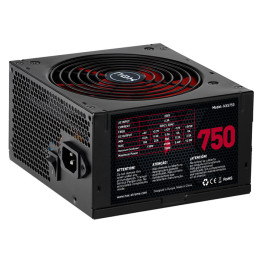 NOX NXS750 fonte de alimentação 750 W 20+4 pin ATX Preto, Vermelho