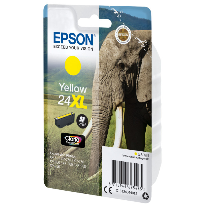 Epson Elephant C13T24344022 tinteiro 1 unidade(s) Original Amarelo