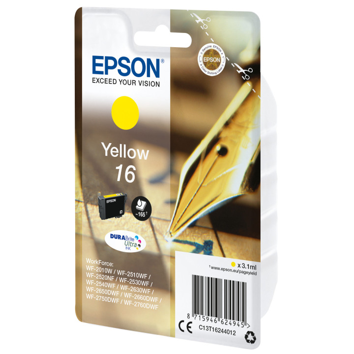 Epson Pen and crossword C13T16244022 tinteiro 1 unidade(s) Original Amarelo