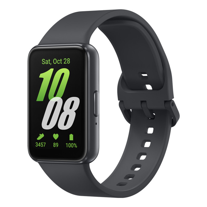 Samsung Galaxy Fit3 4,06 cm (1.6") AMOLED 40 mm Digital 256 x 402 pixels Ecrã táctil Cinzento