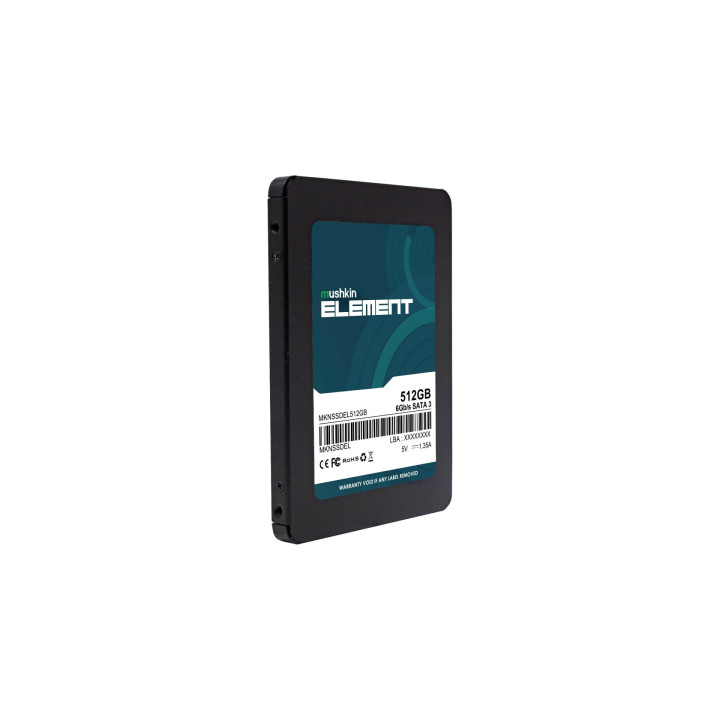 Mushkin Element 512 GB 2.5" Serial ATA III 3D NAND