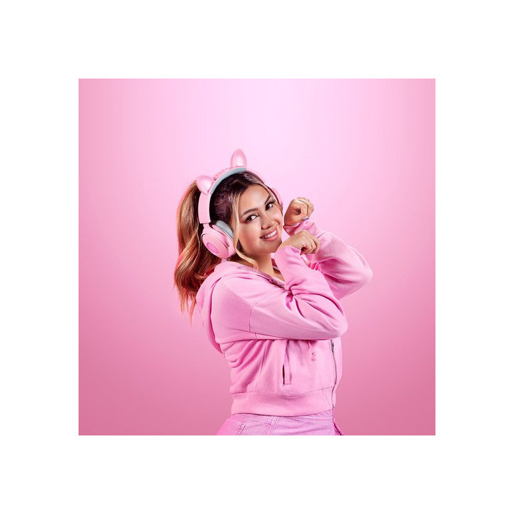 Headset Razer Kraken Kitty V2 BT Bluetooth Rosa