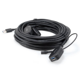 Cabo Equip Extrensão USB A 3.2 Gen 1 (3.1 Gen 1) 15m M/F Preto