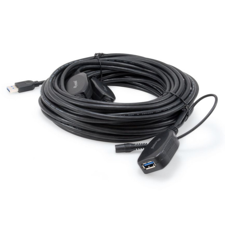 Cabo Equip Extrensão USB A 3.2 Gen 1 (3.1 Gen 1) 15m M/F Preto