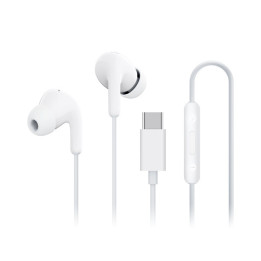 Xiaomi BHR8931GL auscultador Auscultadores Com fios Intra-auditivo Chamadas Música USB Type-C Branco