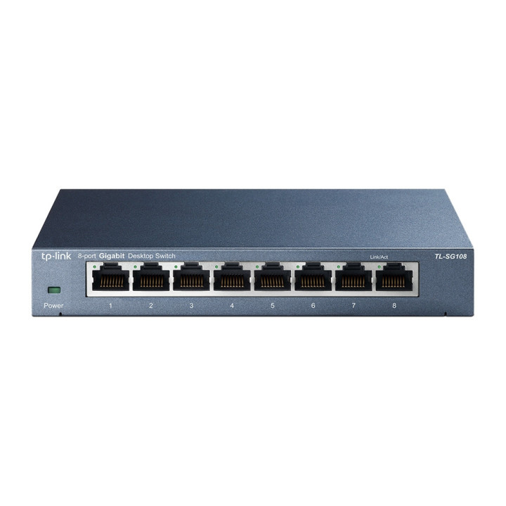 TP-Link TL-SG108 Não-gerido Gigabit Ethernet (10 100 1000) Preto