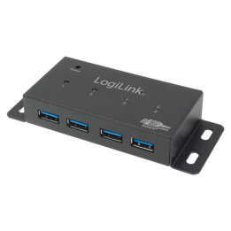 LogiLink UA0149 hub de interface 5000 Mbit s Cinzento