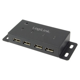 LogiLink UA0141A hub de interface 480 Mbit s Preto