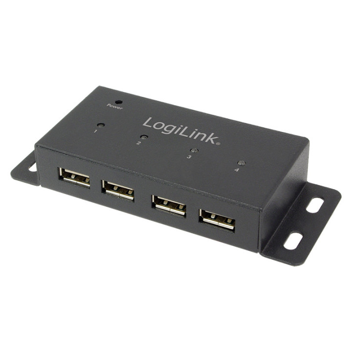 LogiLink UA0141A hub de interface 480 Mbit s Preto