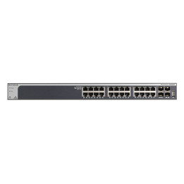 NETGEAR XS728T Gerido L2+ L3 10G Ethernet (100 1000 10000) Preto