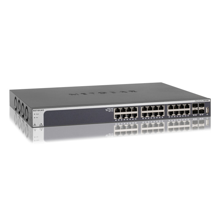 NETGEAR XS728T Gerido L2+ L3 10G Ethernet (100 1000 10000) Preto