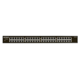 NETGEAR GS348 Não-gerido Gigabit Ethernet (10 100 1000) 1U Preto